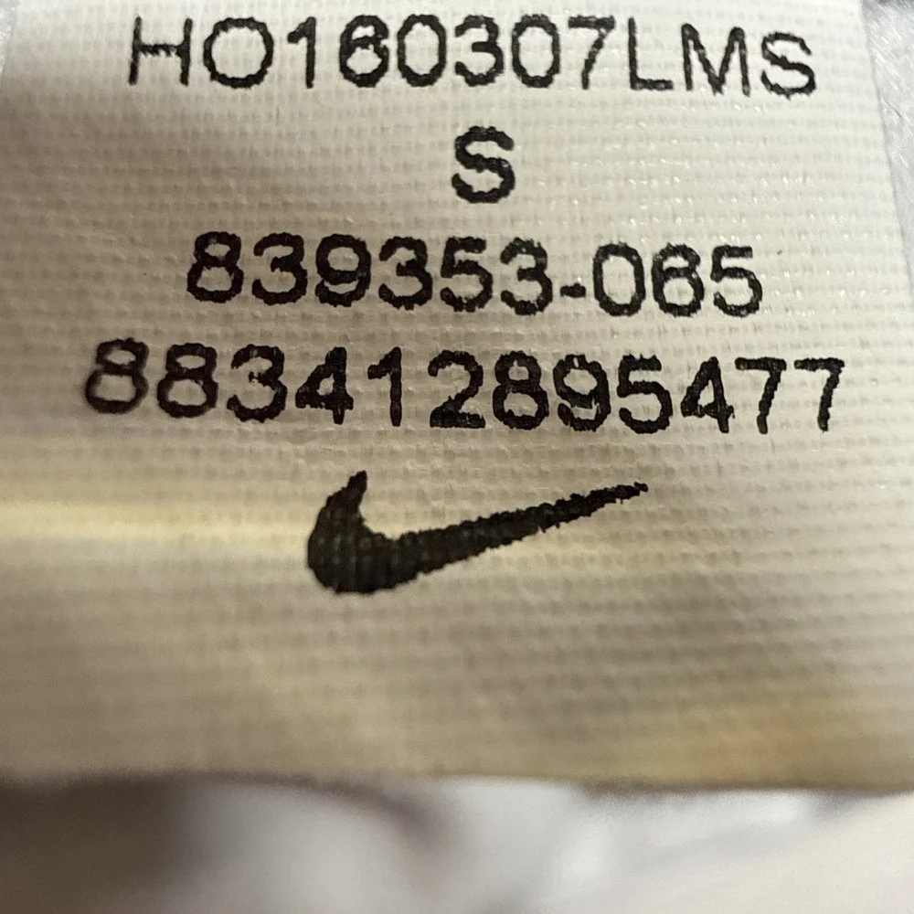 Nike Pro 1/2 Zip Pullover Womens Small Gray Geometric Digital Camp Running